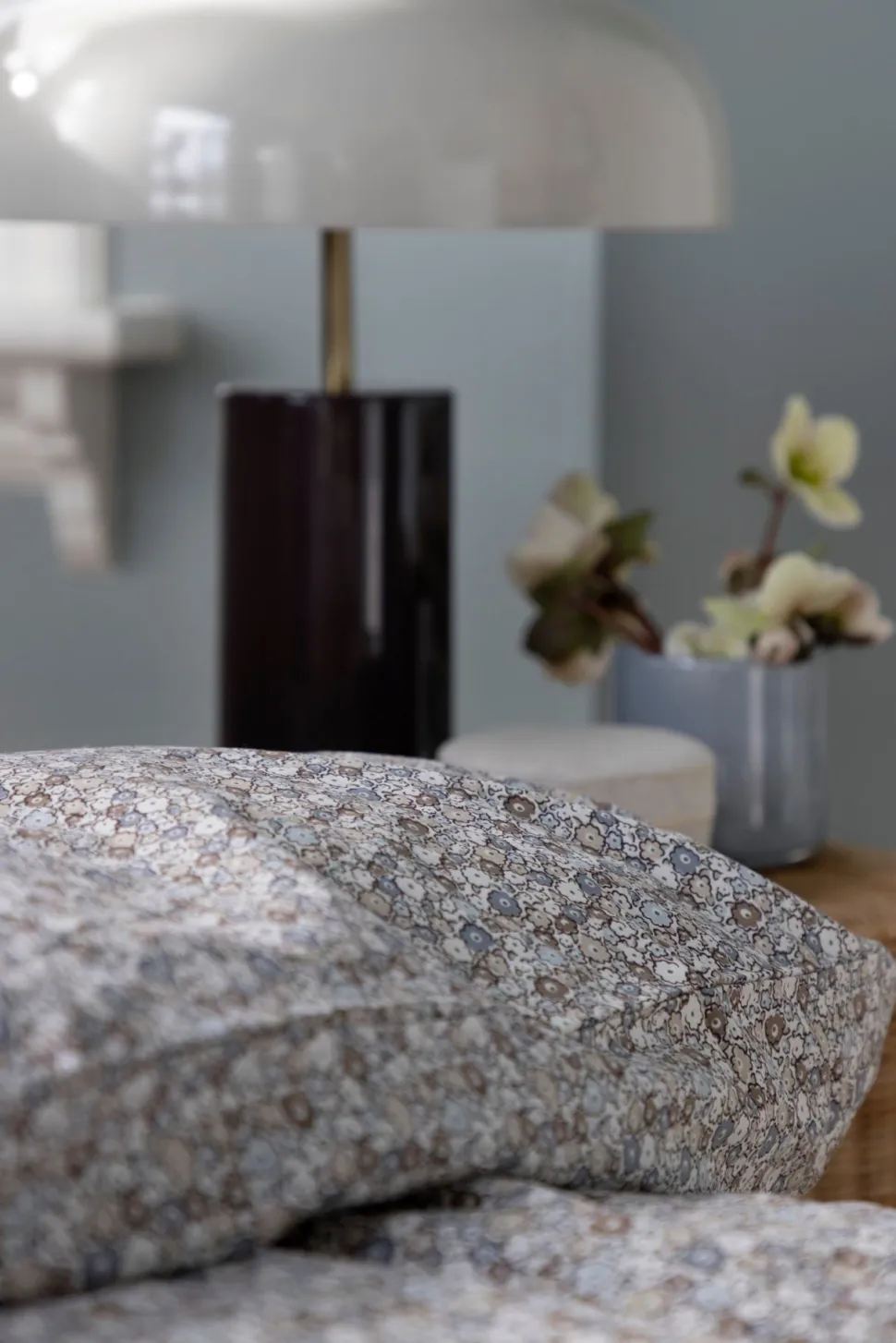 Alba pussilakanasetti puuvillaa moniväri/sininen
