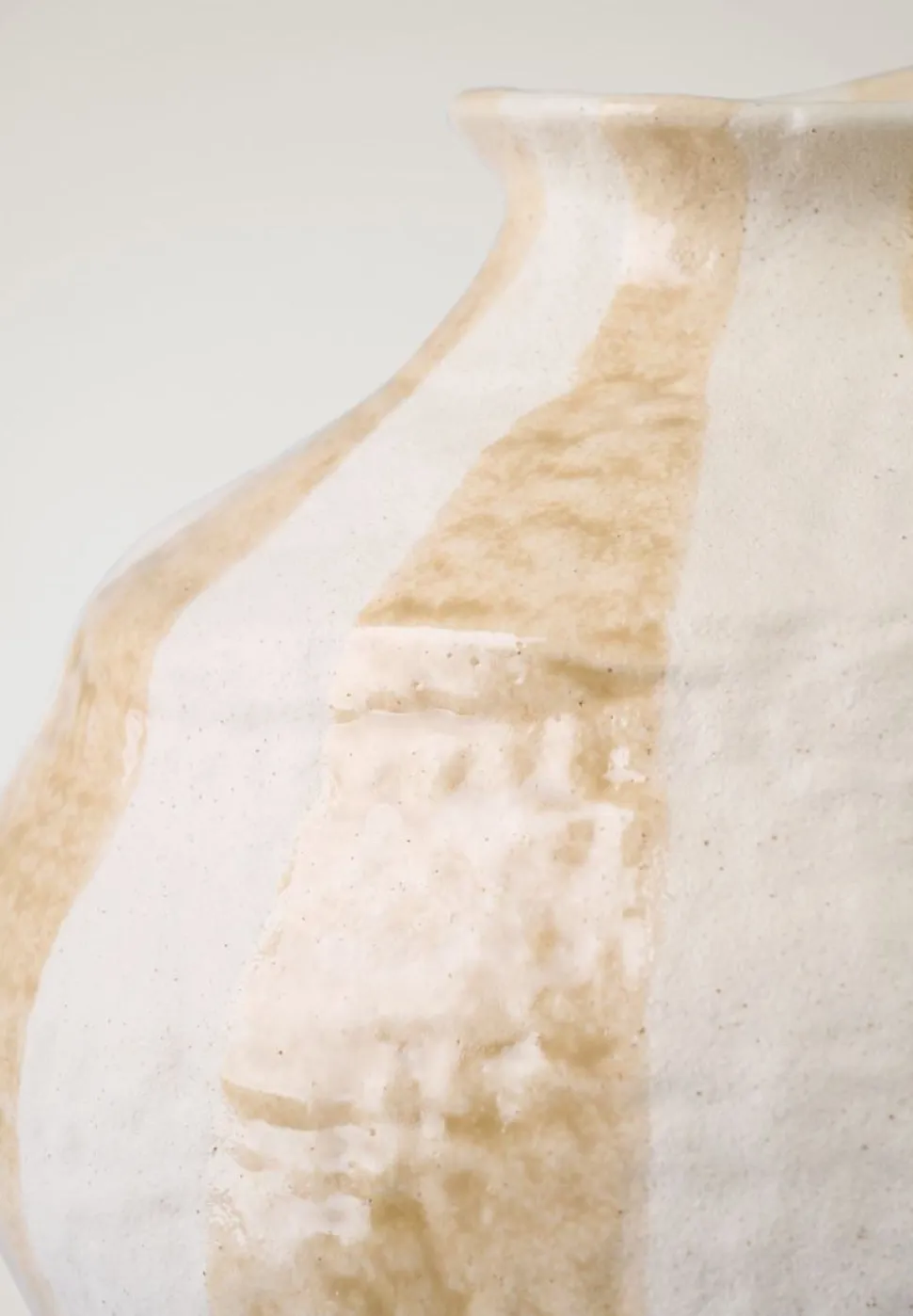 Atelier Stripe maljakko moniväri/beige