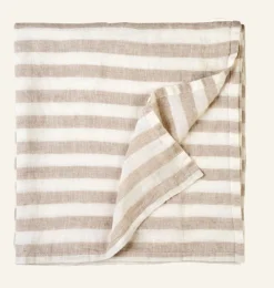 Atelier stripe pellavaliina beige