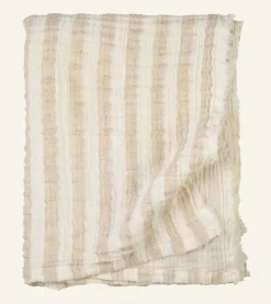 Atelier stripe torkkupeitto luonnonväri