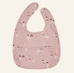 Ballerina ruokalappu roosa