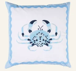 Blue crab koristetyynynpäällinen moniväri/sininen