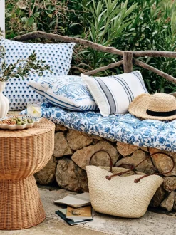 Blue village koristetyynynpäällinen moniväri/sininen