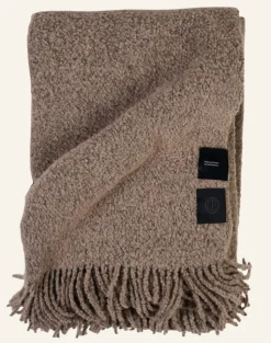Boucle torkkupeitto tummanruskea