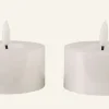 Bright large led-lämpökynttilä valkoinen