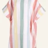 Cabana Stripe poncho moniväri