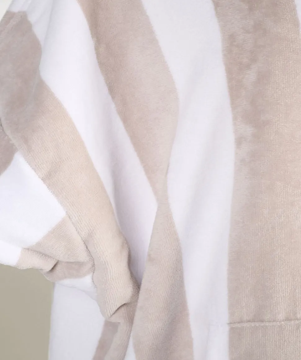 Cabana Stripe poncho moniväri/beige
