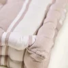 Capri stripe istuintyyny harmaanruskea