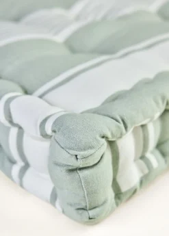 Capri stripe istuintyyny vaaleanvihreä