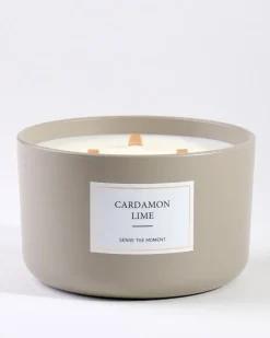 Cardamon Lime matt tuoksukynttilä beige