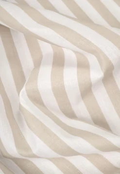 Classic stripe tyynyliina puuvillaa beige