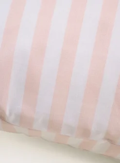 Classic stripe tyynyliina puuvillaa roosa