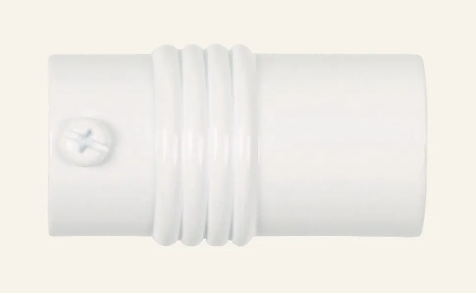 CYLINDER päätykappale 2 kpl valkoinen
