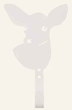 Deer koukku valkoinen