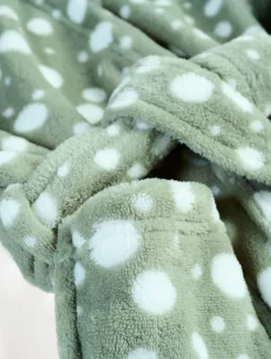 Dots kylpytakki vaaleanvihreä