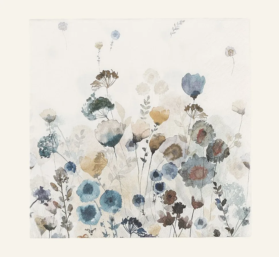 Dusky Meadow paperiservetit moniväri