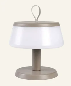 Elara LED-pöytälamppu harmaanruskea