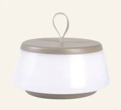 Elara LED-pöytälamppu harmaanruskea