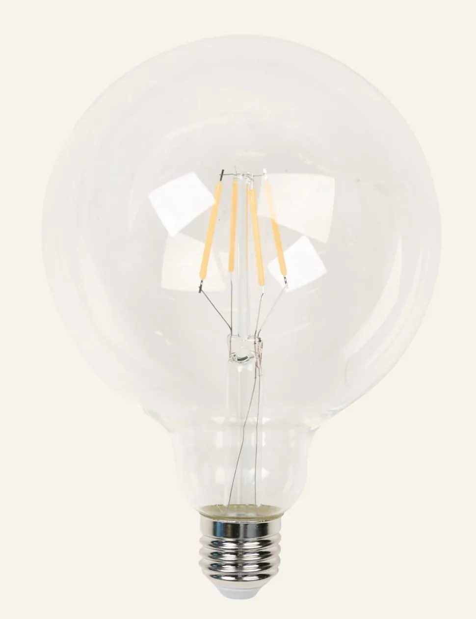 Extra large E27 4W DIM lamppu läpikuultava