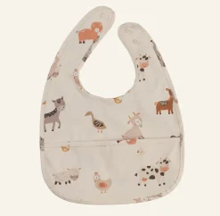 Farmer ruokalappu beige