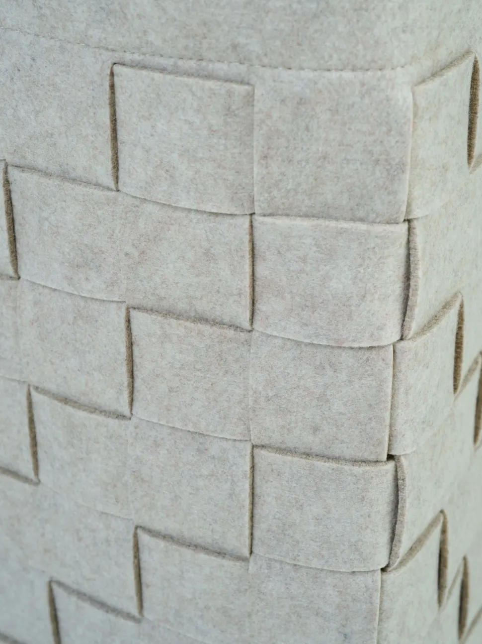Felt pyykkikori beige