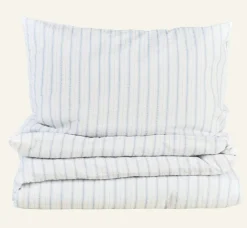 Ferd pussilakanasetti kreppipuuvillaa vaaleansininen
