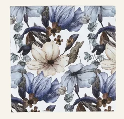 Flower Bloom paperiservetit sininen