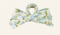 Flower bow hiusklipsi sininen