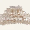 Flower hiusklipsi beige