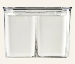 Fresh 4-cell säilytyslaatikko luonnonvalkoinen