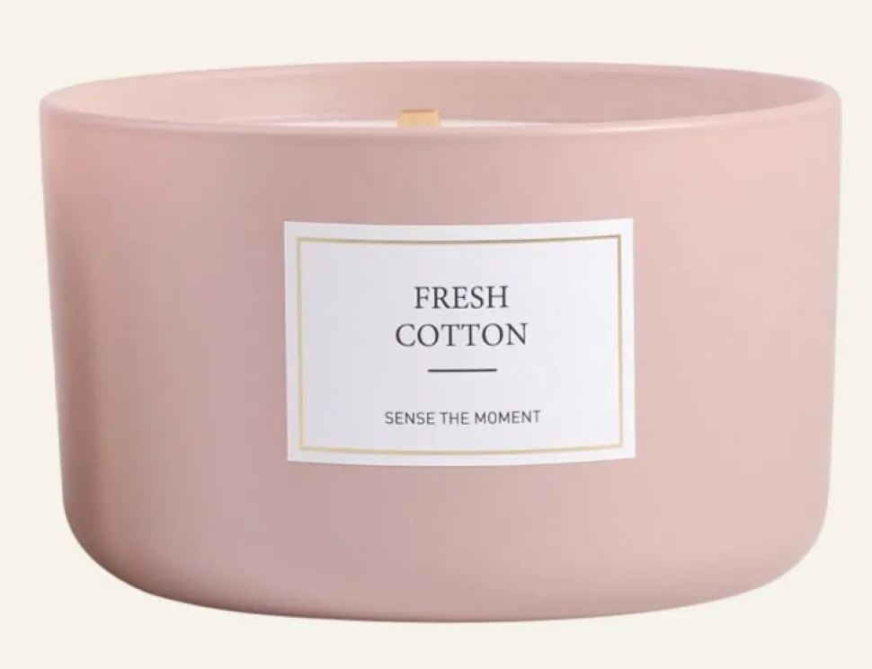 Fresh cotton matt tuoksukynttilä roosa