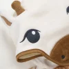 Giraffe poncho moniväri/beige