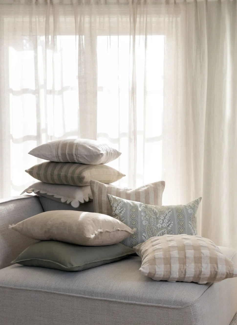 Hanna koristetyynynpäällinen luonnonväri