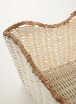 Hennie Rattan kori vaalea luonnoväri