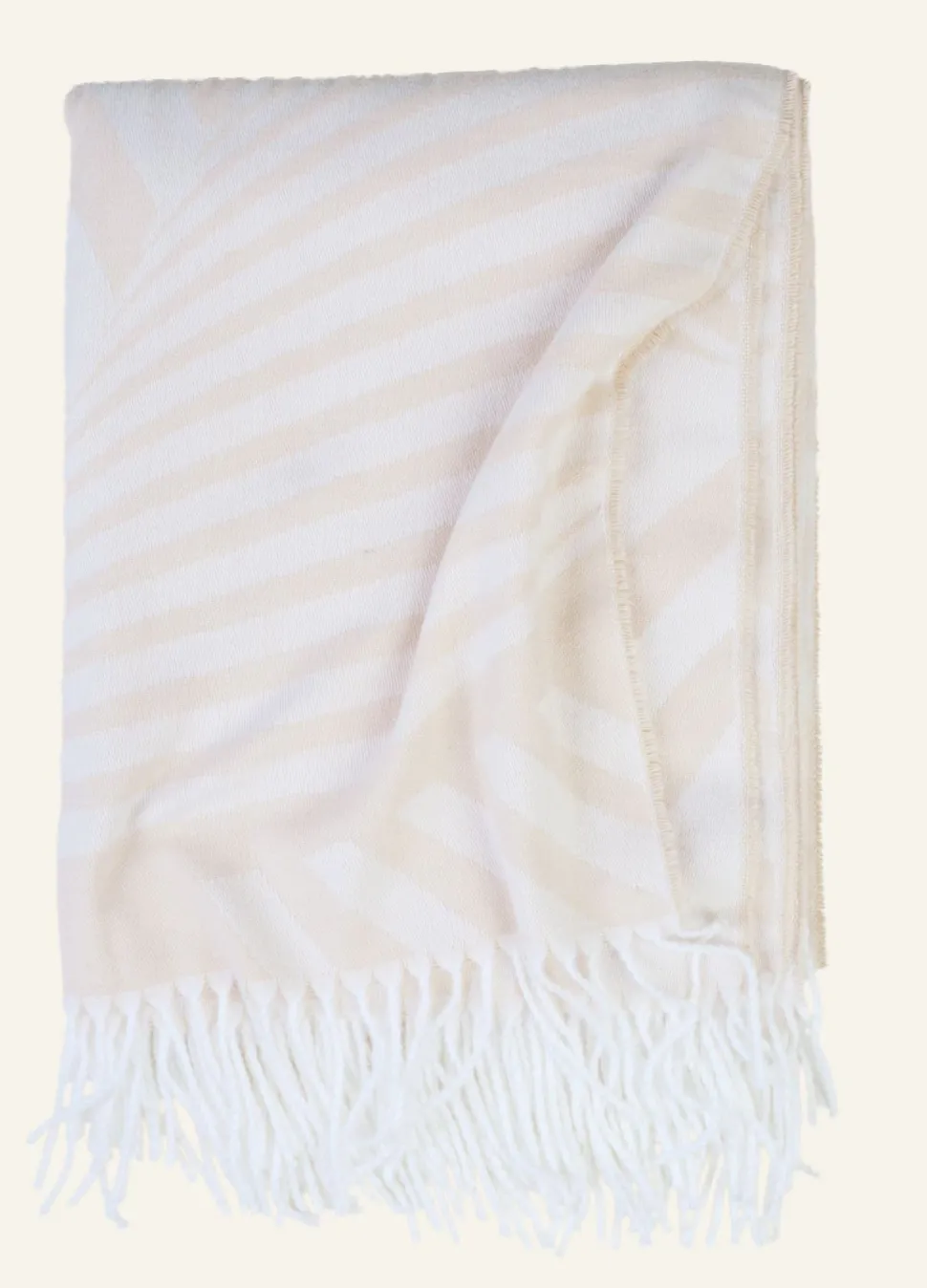 Jamie torkkupeitto beige