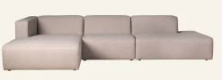 Juno moduulisohva 3 osaa avoin pääty oikea beige