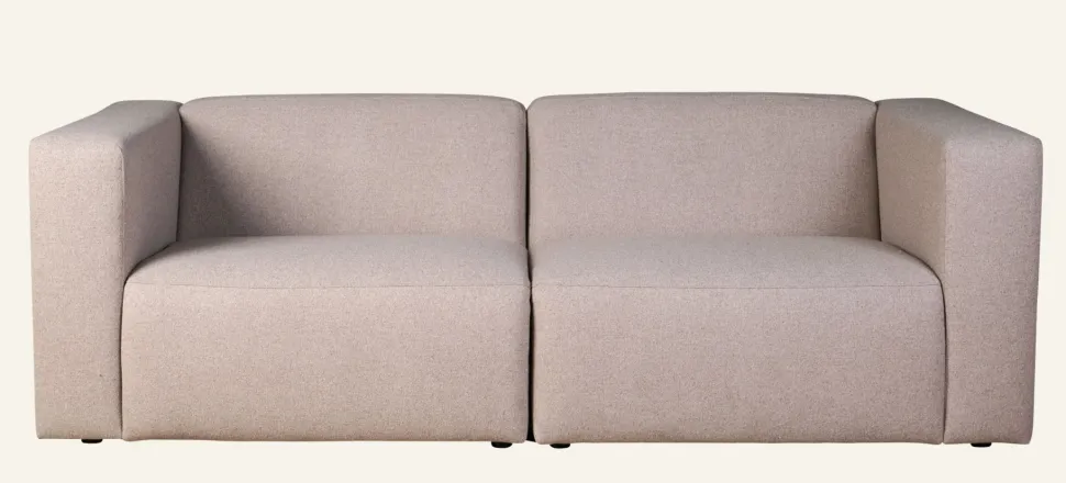 Juno moduulisohva 2 osaa käsinojalla beige