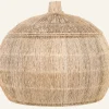 Jute round kori luonnonväri