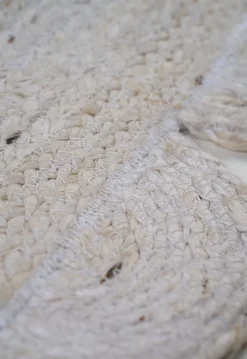 Jute Scallop matto luonnonväri