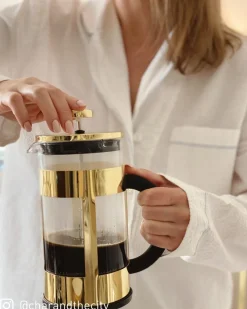 Kaffe pressopannu kulta