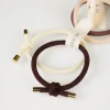 Knot Hiuslenkit 4 kpl moniväri/beige