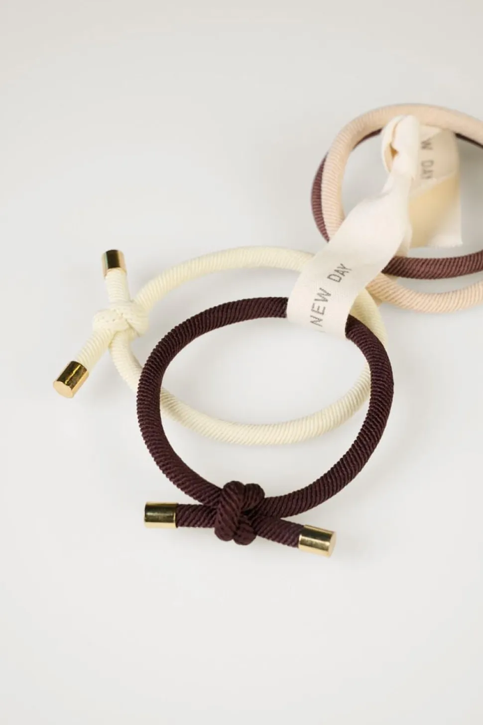 Knot Hiuslenkit 4 kpl moniväri/beige