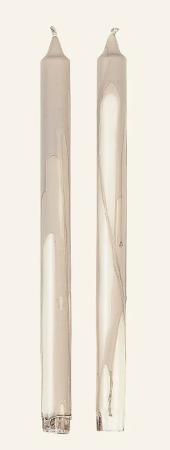 Kruunukynttilä beige - 30 cm
