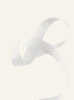 Lahjanauha valkoinen - 1,6cm x 7m