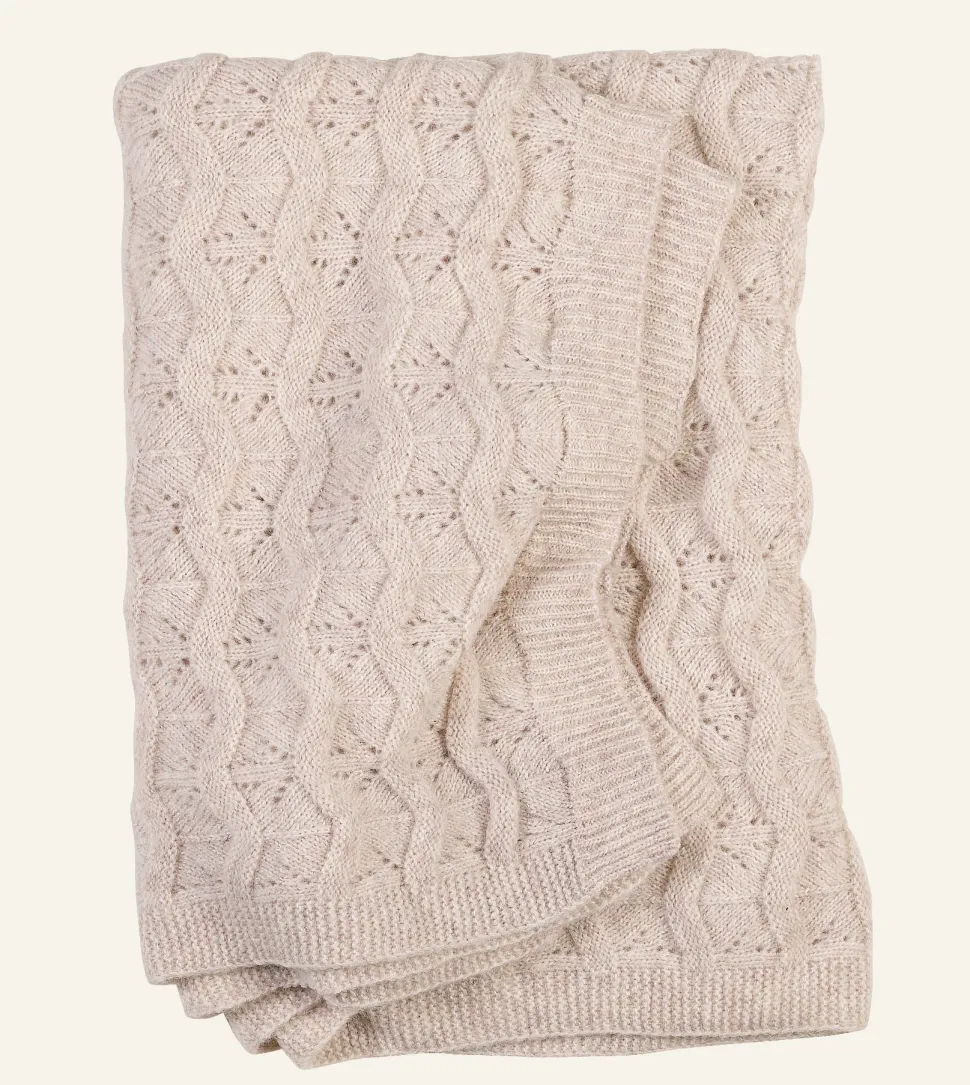 Leona torkkupeitto beige