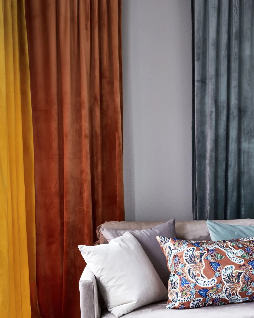 Mali velour koristetyynynpäällinen luonnonvalkoinen