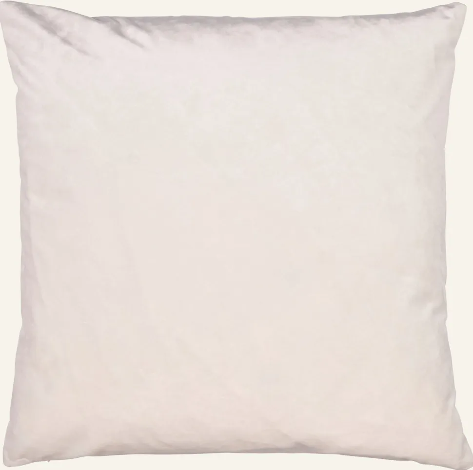Mali velour koristetyynynpäällinen luonnonvalkoinen