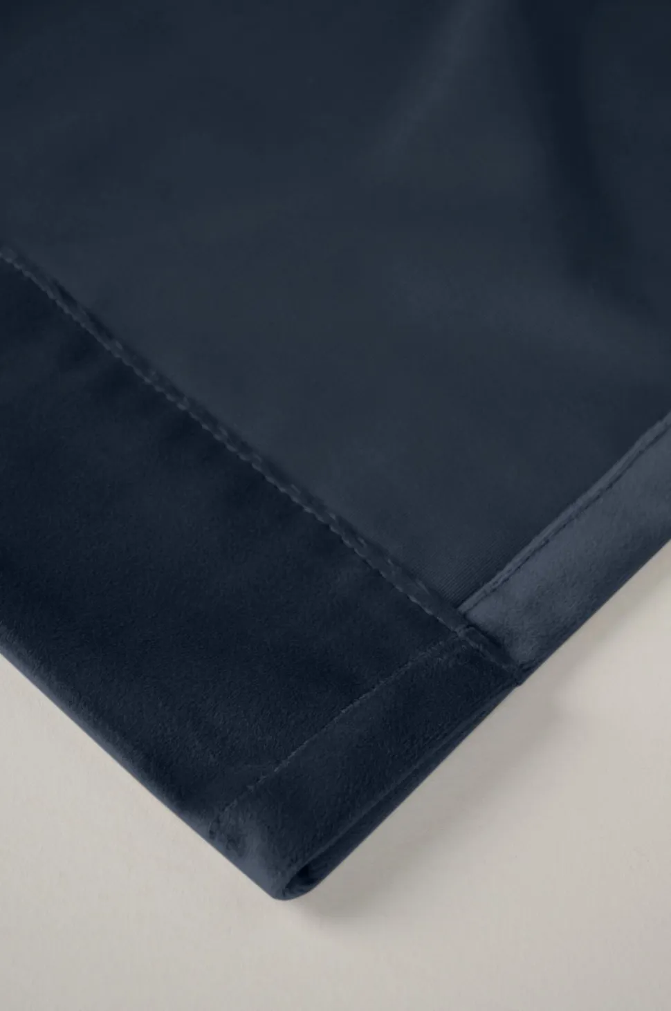 Mali velour verho tummansininen