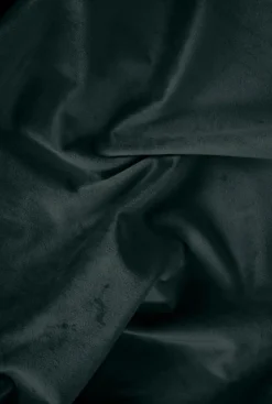 Mali velour verho tummanvihreä