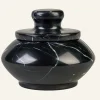 Marble säilytyspurkki musta